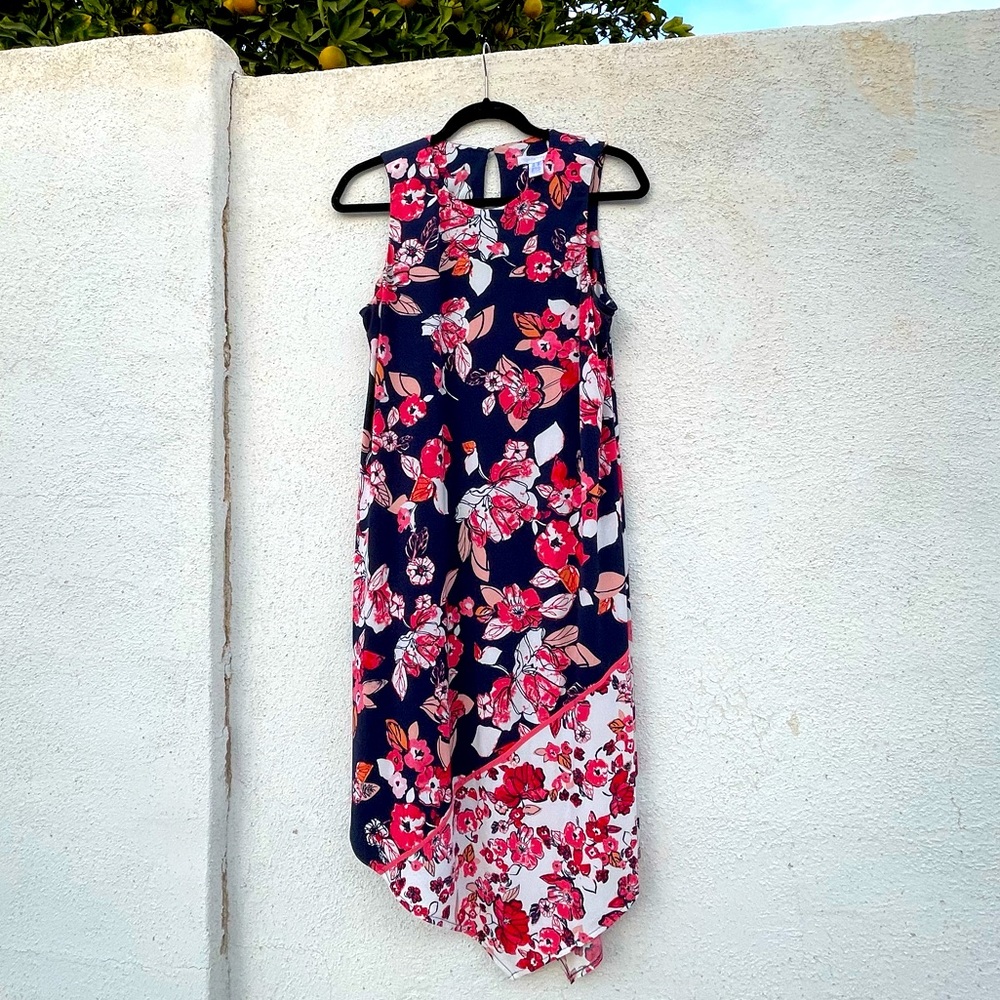 London Times Sleeveless Floral Dress
